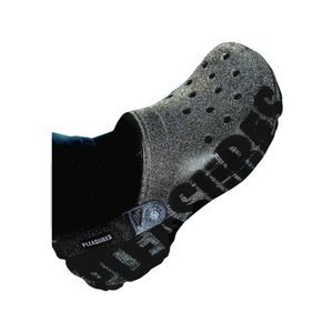 ❗️❌SOLD❌ Pleasures X Crocs All Terrain Black Reflective Clog ❗️❌SOLD❌